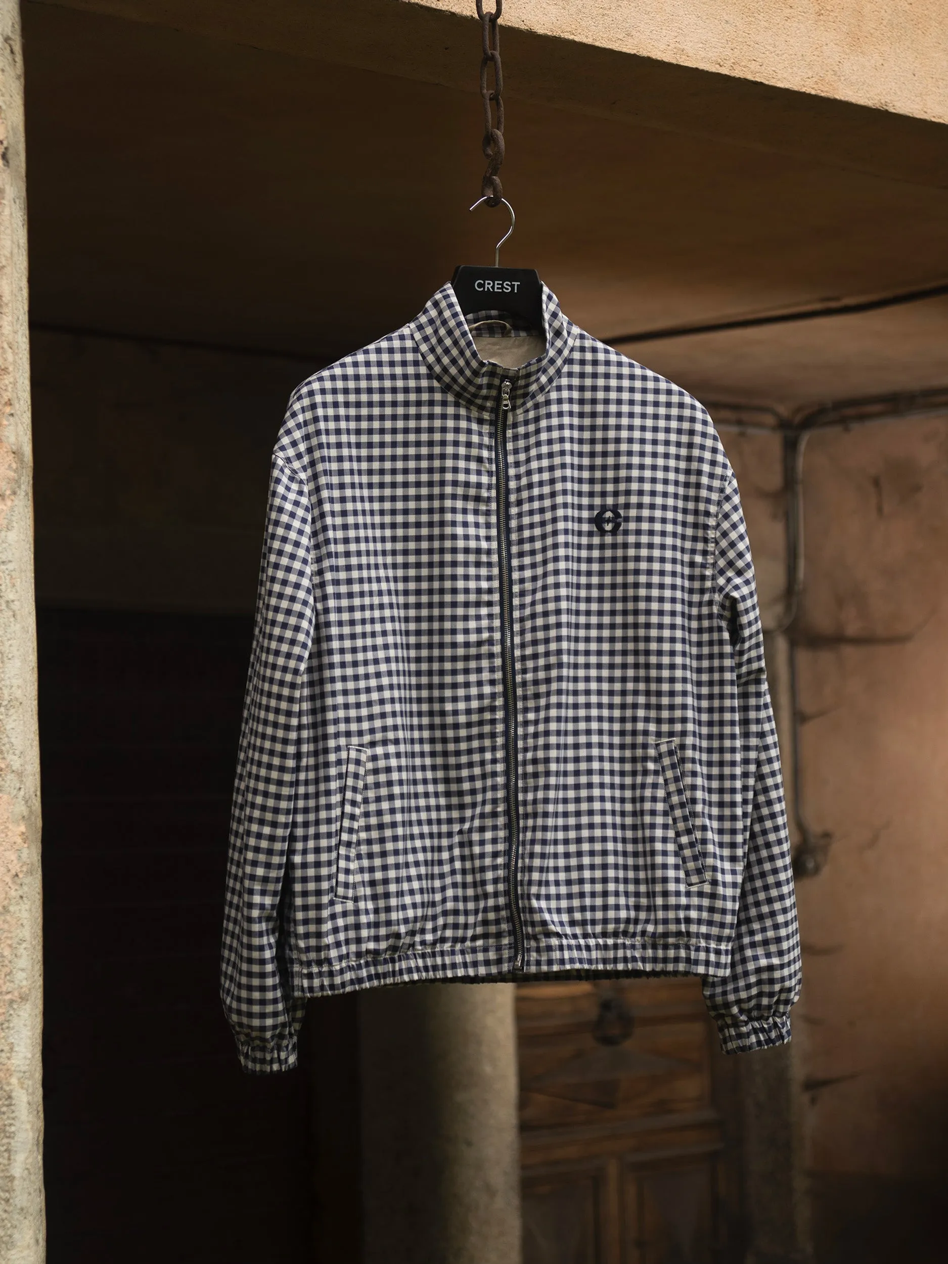 Checkered Flanello Track Jacket