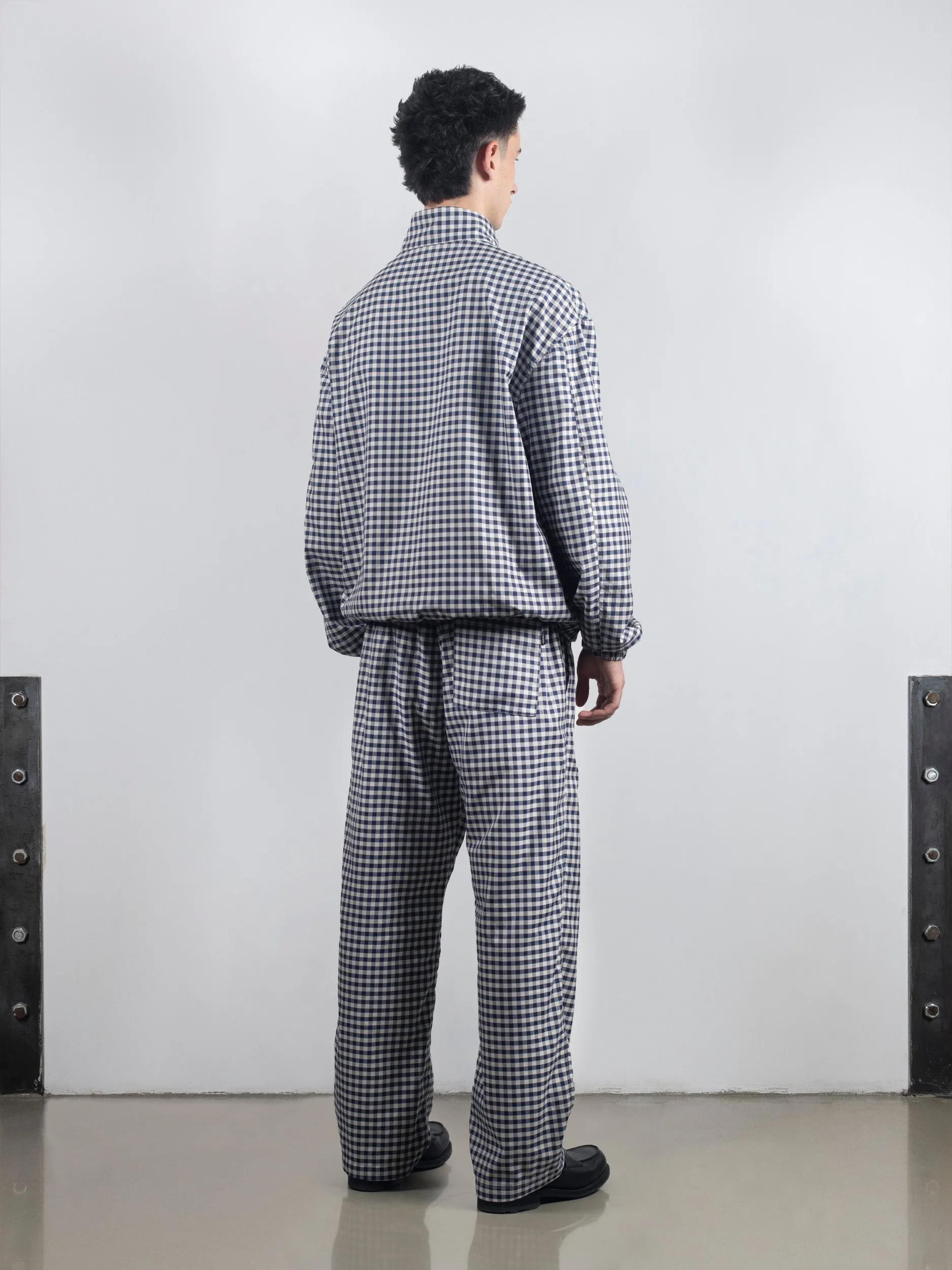 Checkered Flanello Track Jacket