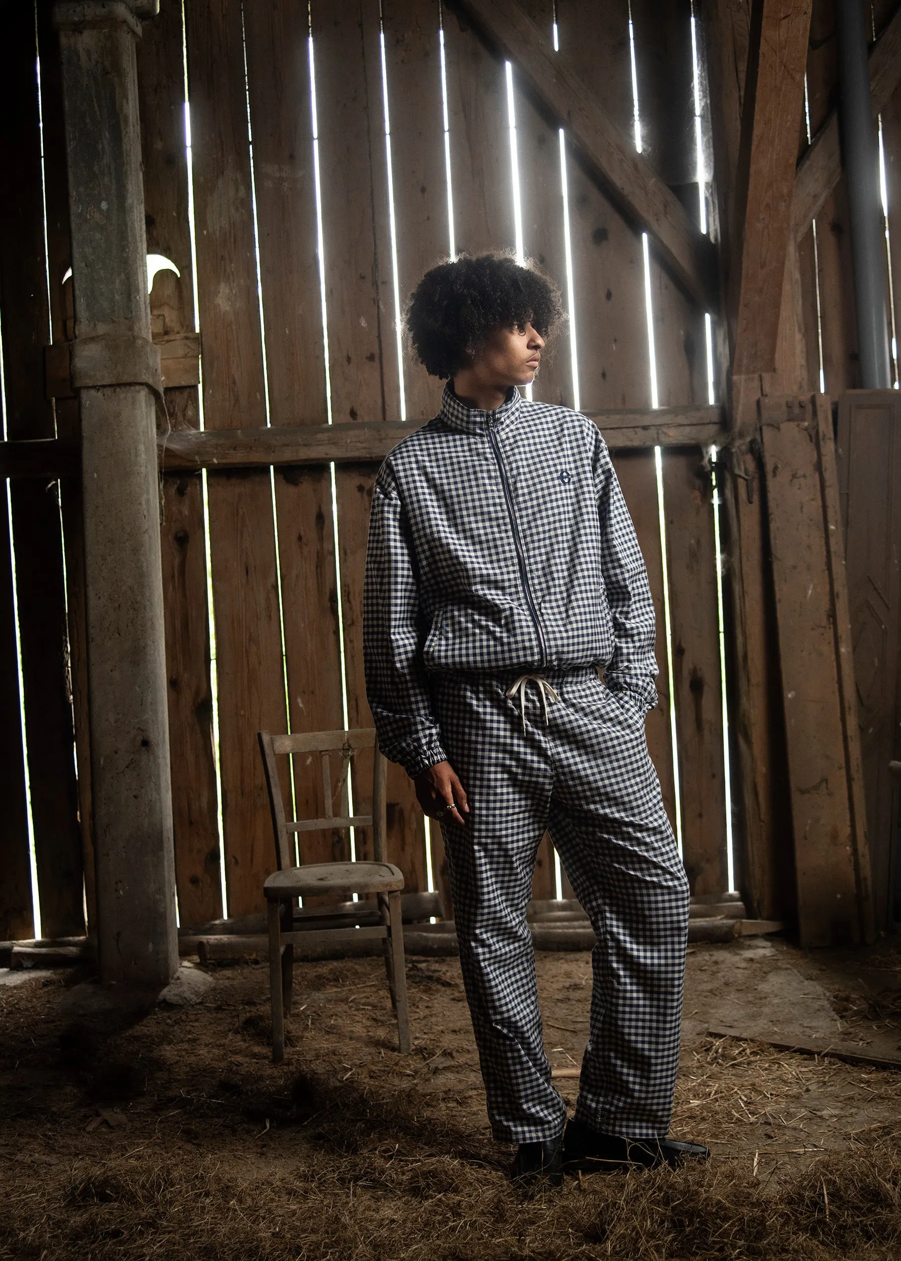 Checkered Flanello Track Jacket