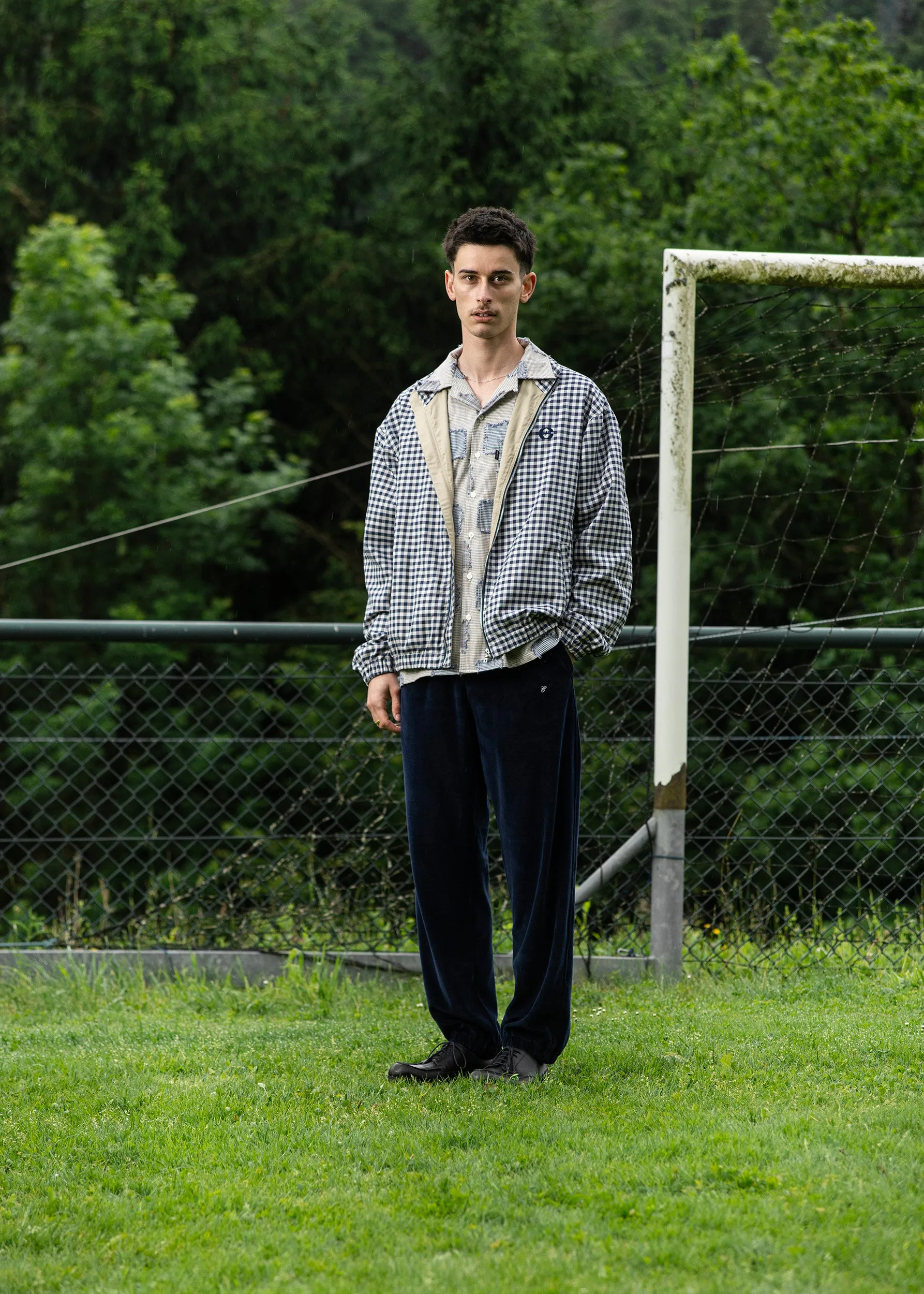 Checkered Flanello Track Jacket