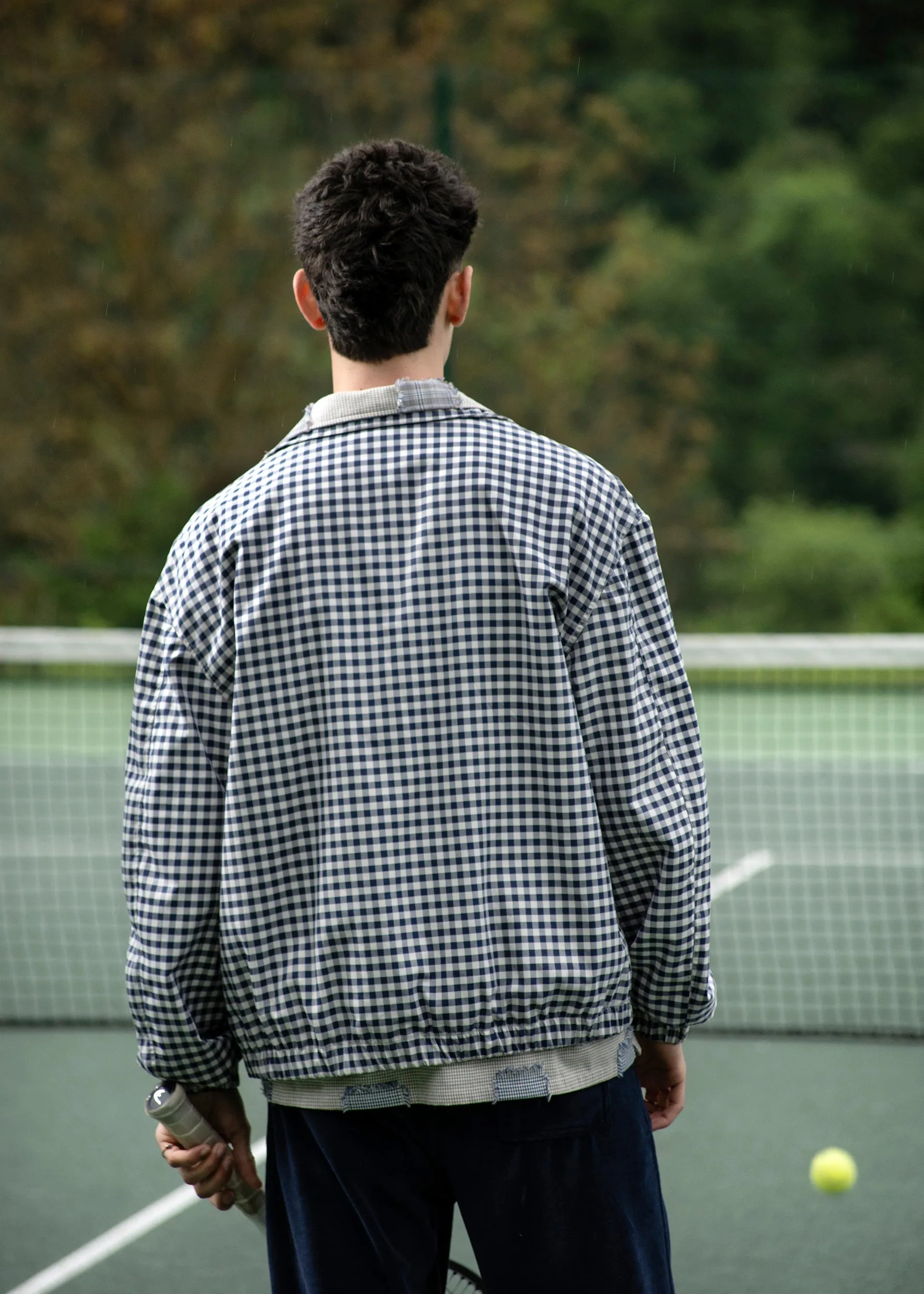 Checkered Flanello Track Jacket