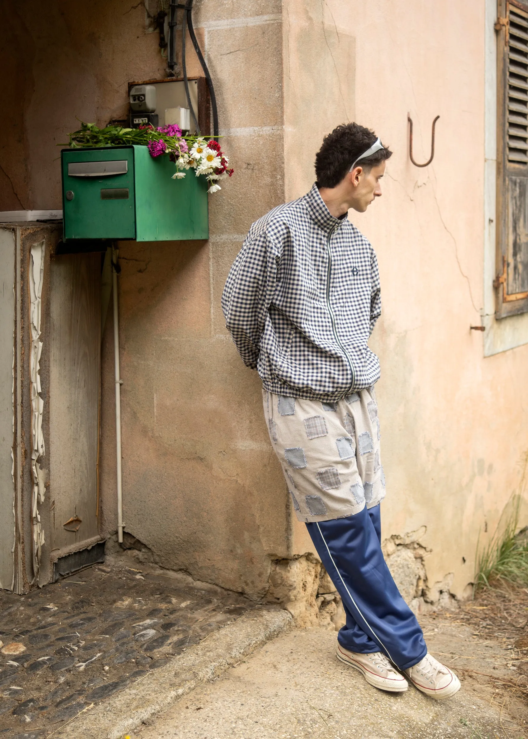 Checkered Flanello Track Jacket