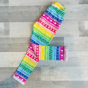 Christmas Stripe Leggings