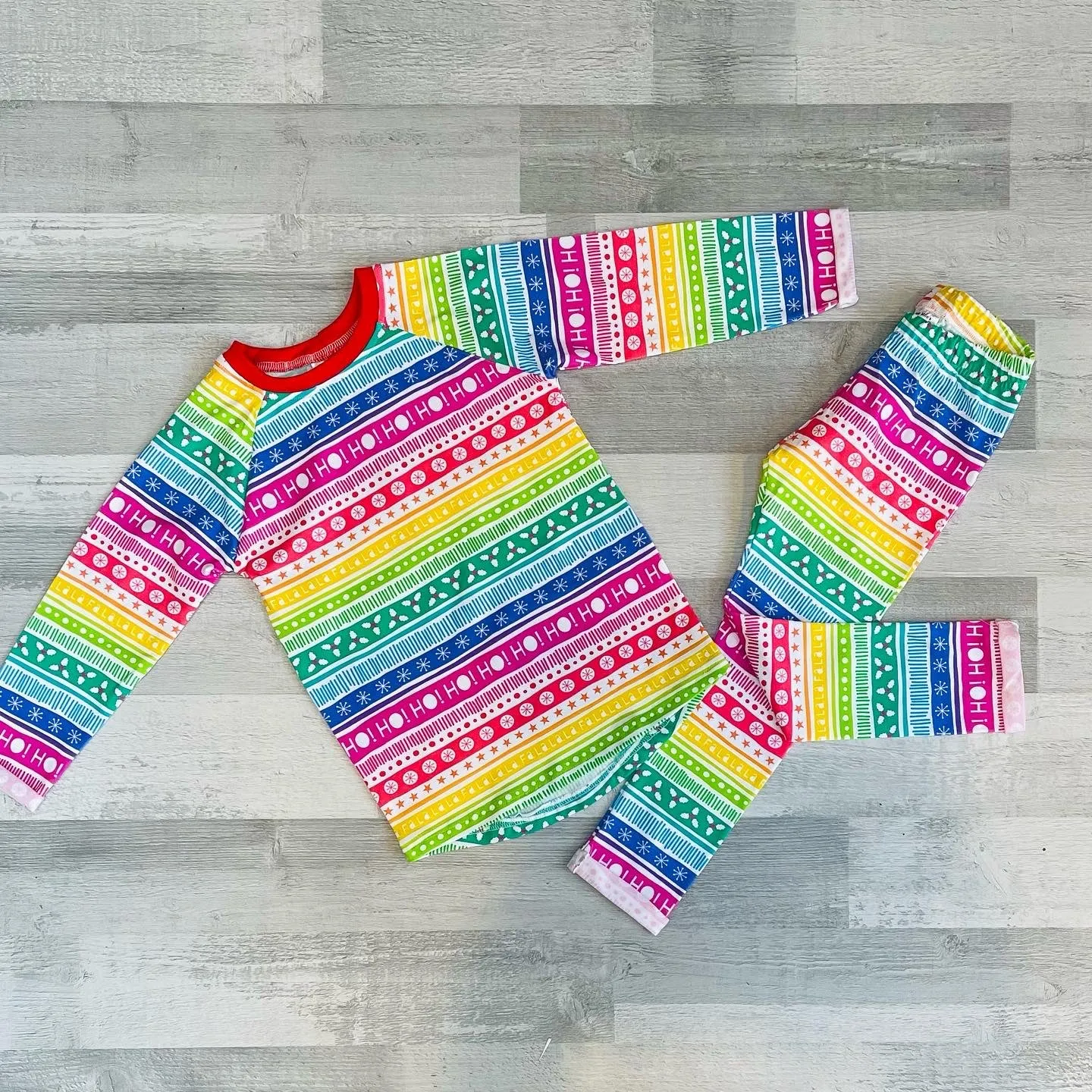 Christmas Stripe Leggings