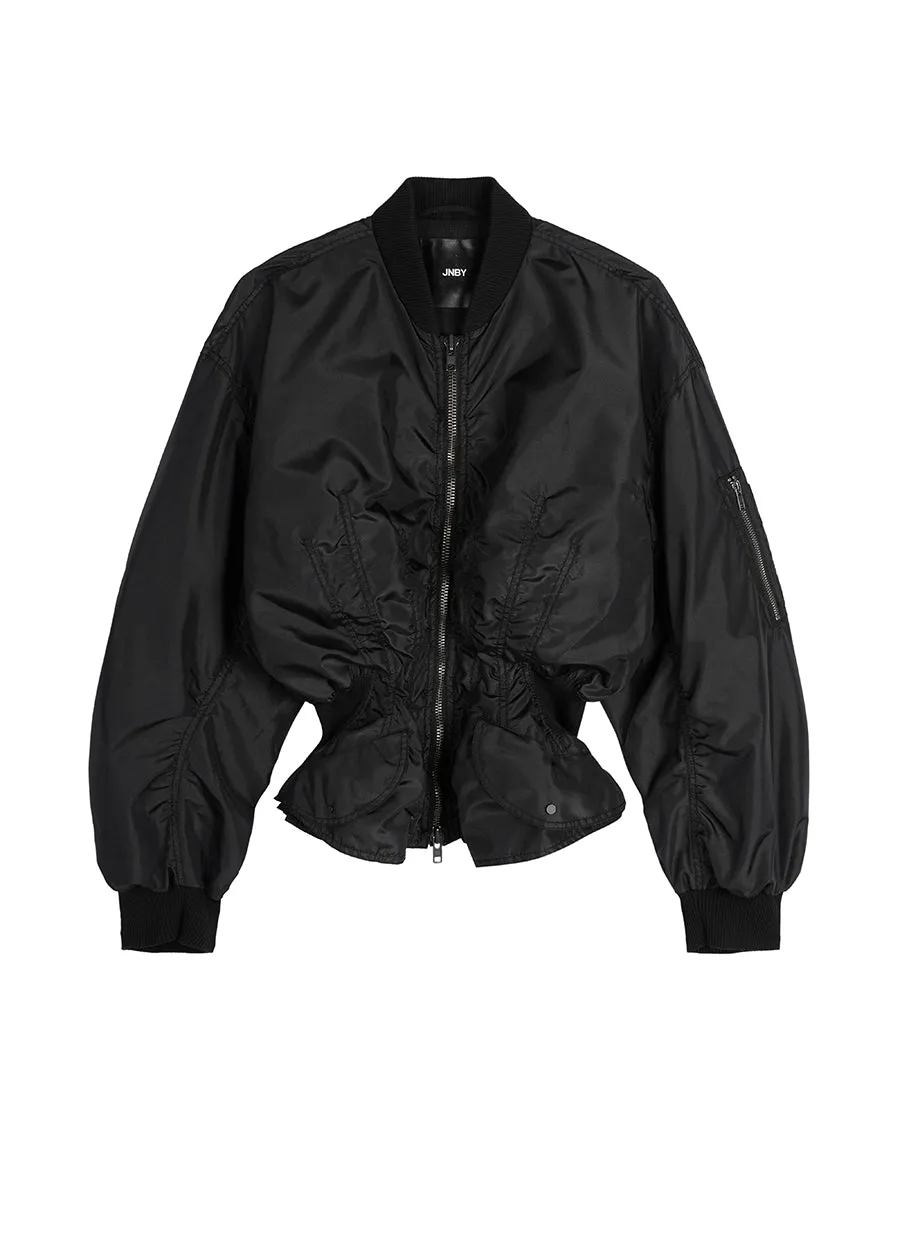 Coat / (ESG) JNBY Relaxed Ribbed Jacket