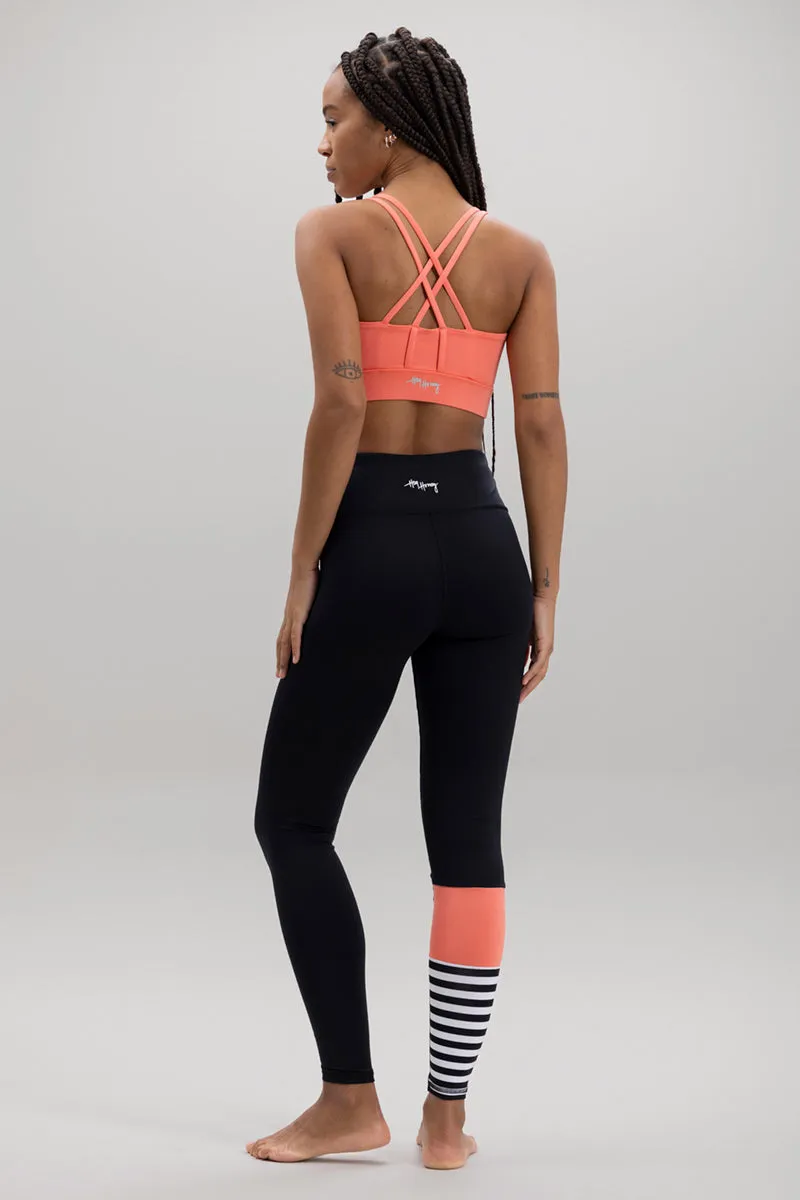 Criss-Cross Bra Peach