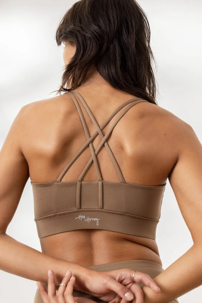 Criss-Cross Bra Unicolor