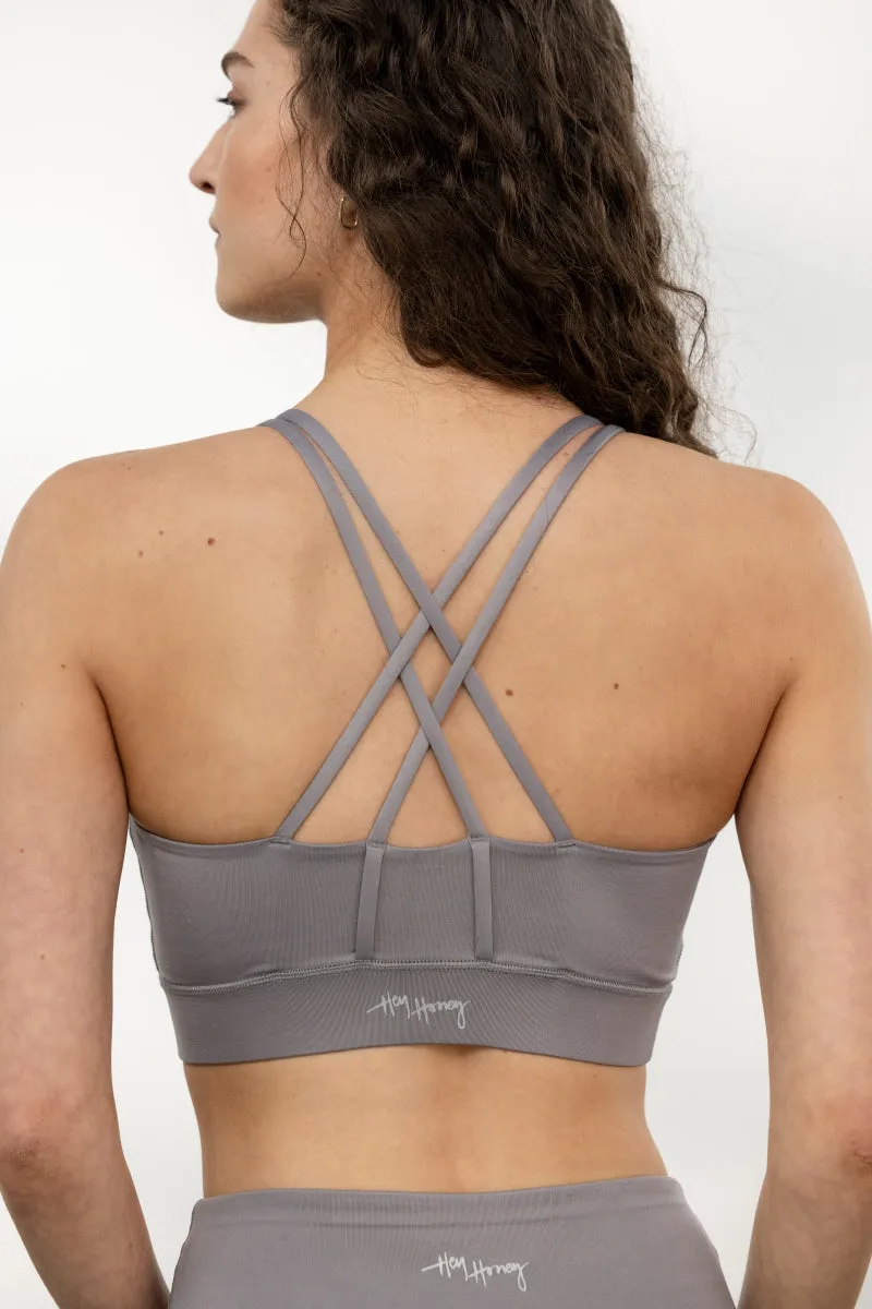 Criss-Cross Bra Unicolor
