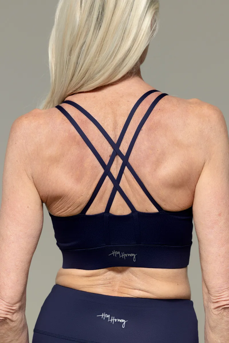 Criss-Cross Bra Unicolor