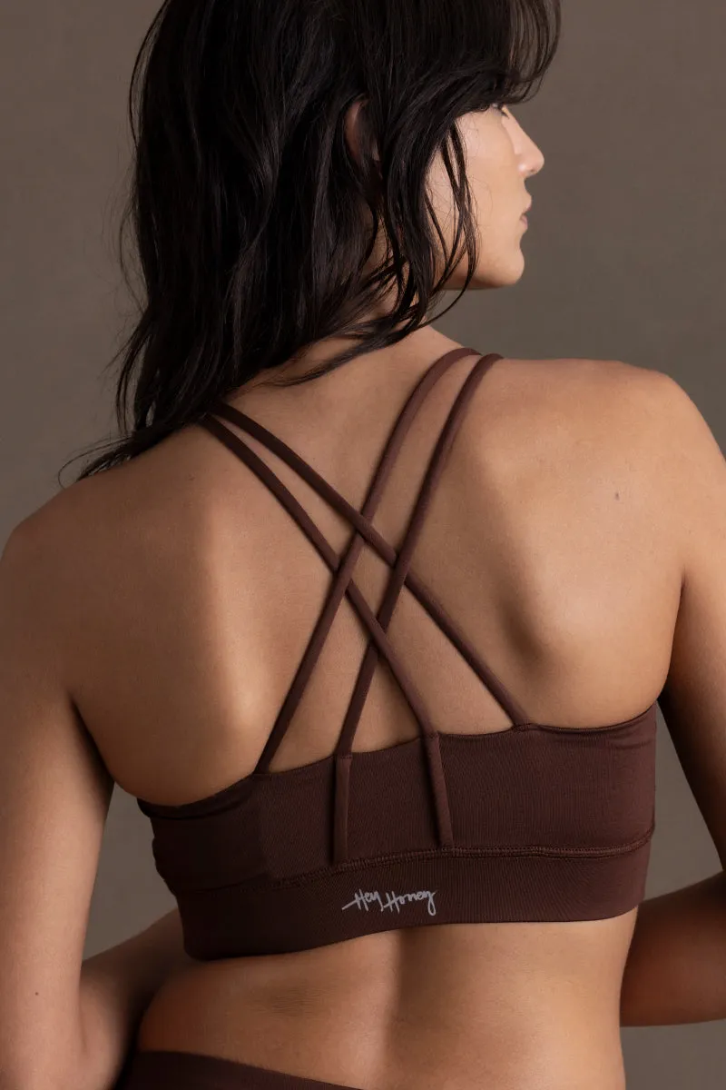 Criss-Cross Bra Unicolor