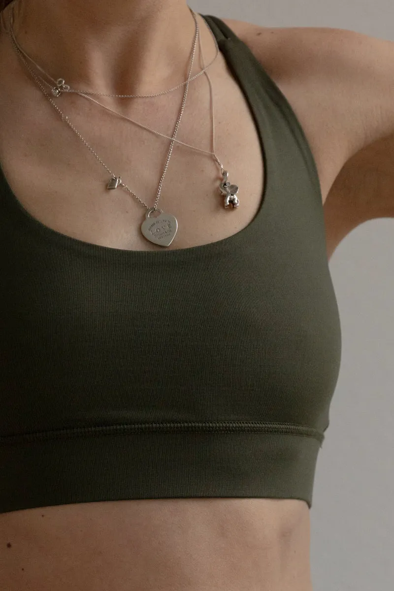 Criss-Cross Bra Unicolor