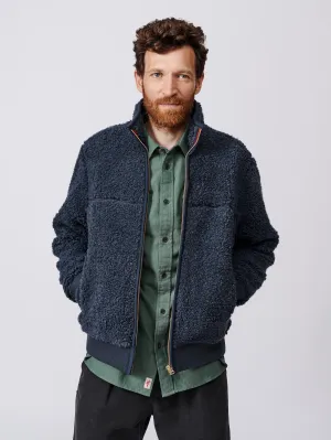 Croxby Zip Through Wool Blend Fleece