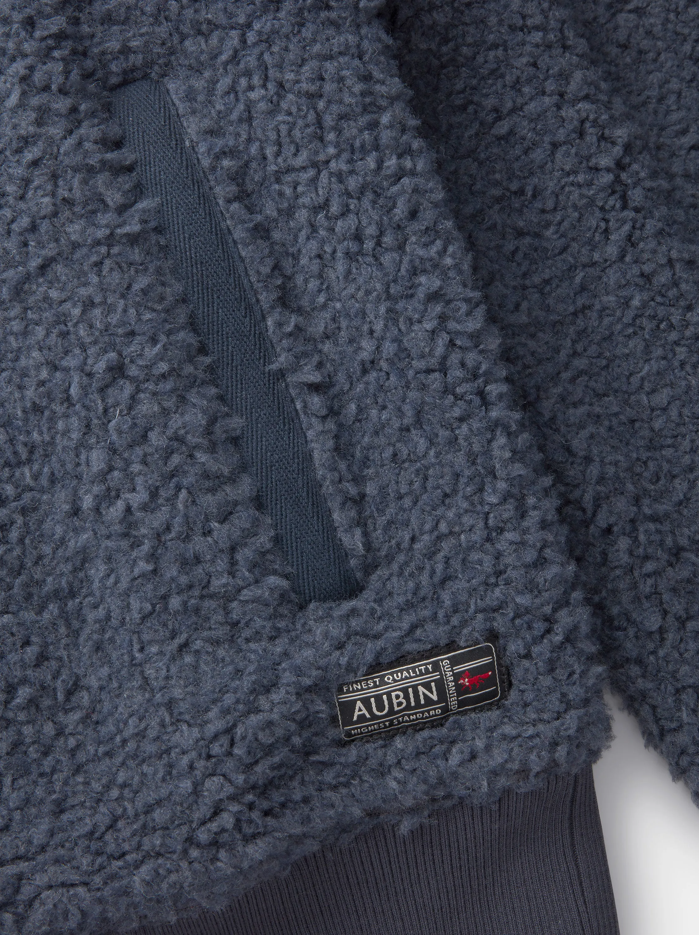 Croxby Zip Through Wool Blend Fleece