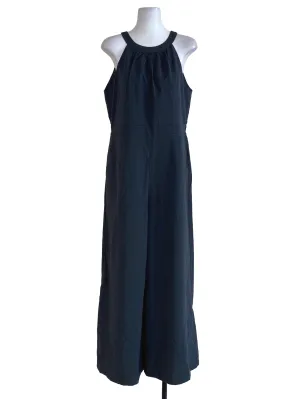 Dark Grey Crinkle Jumpsuit