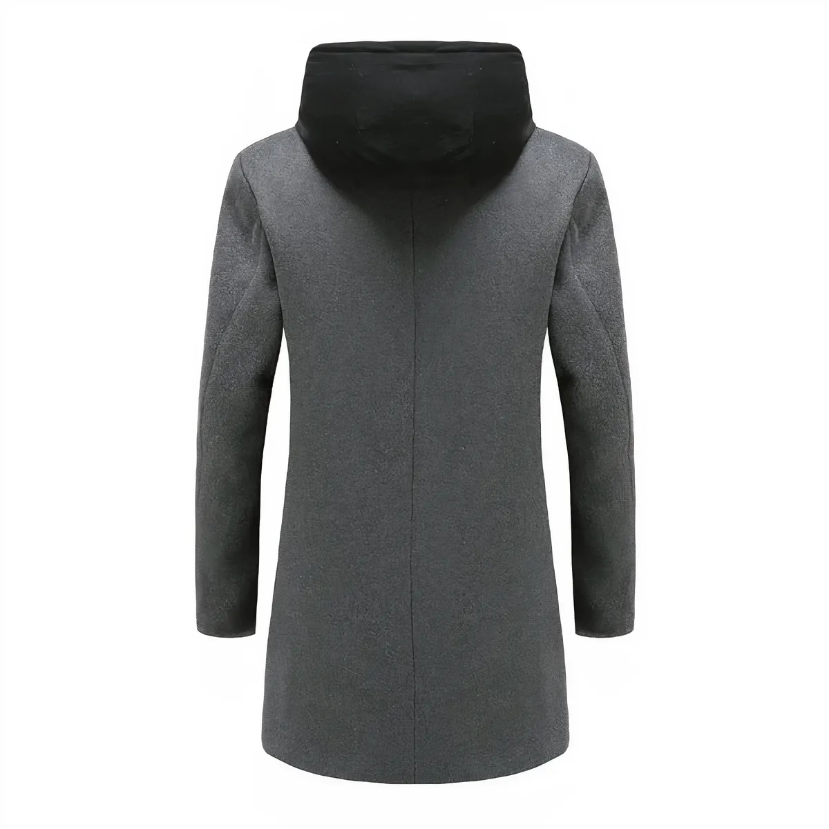 Elegant Men's Wool Trench Coat for Autumn and Winter