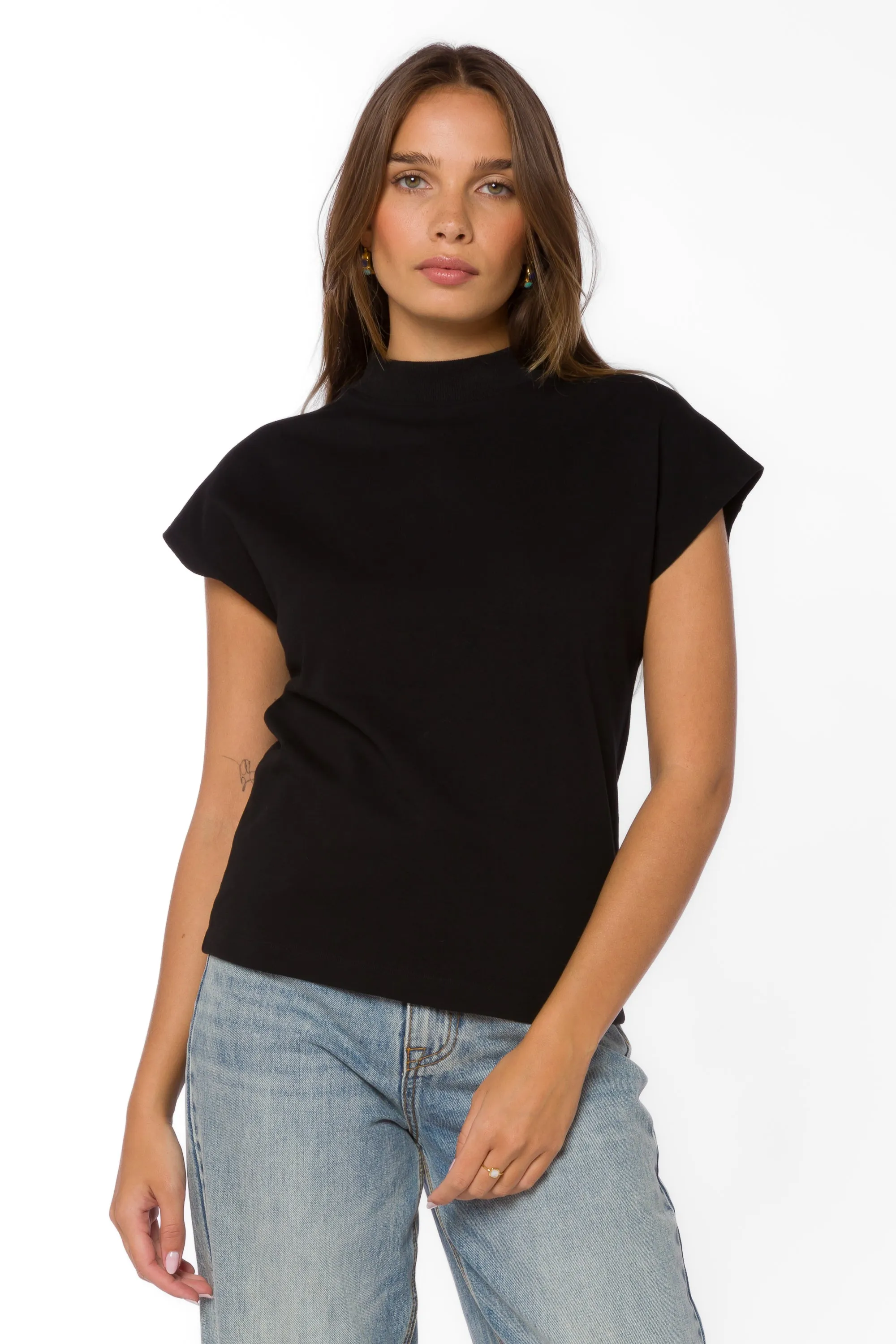 Elizette Black Tee