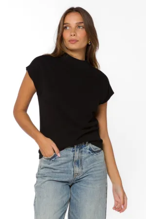 Elizette Black Tee