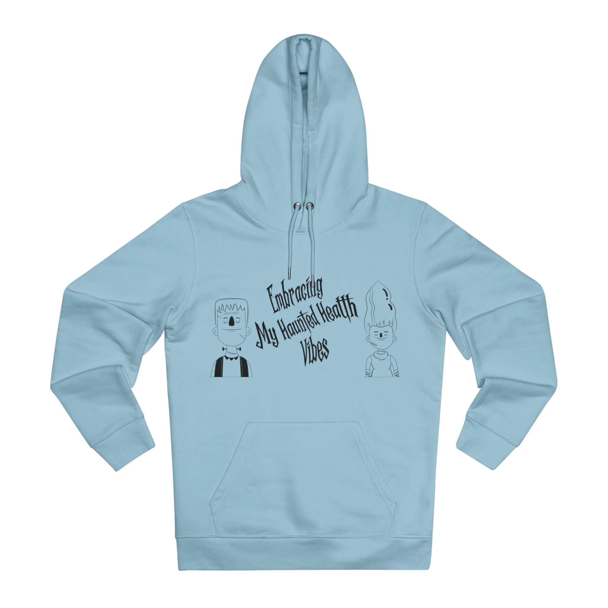 Embracing My Haunted Health Vibes in Pastel Aesthetic | Unisex Heavy Blend Organic Hoodie Sweatshirt