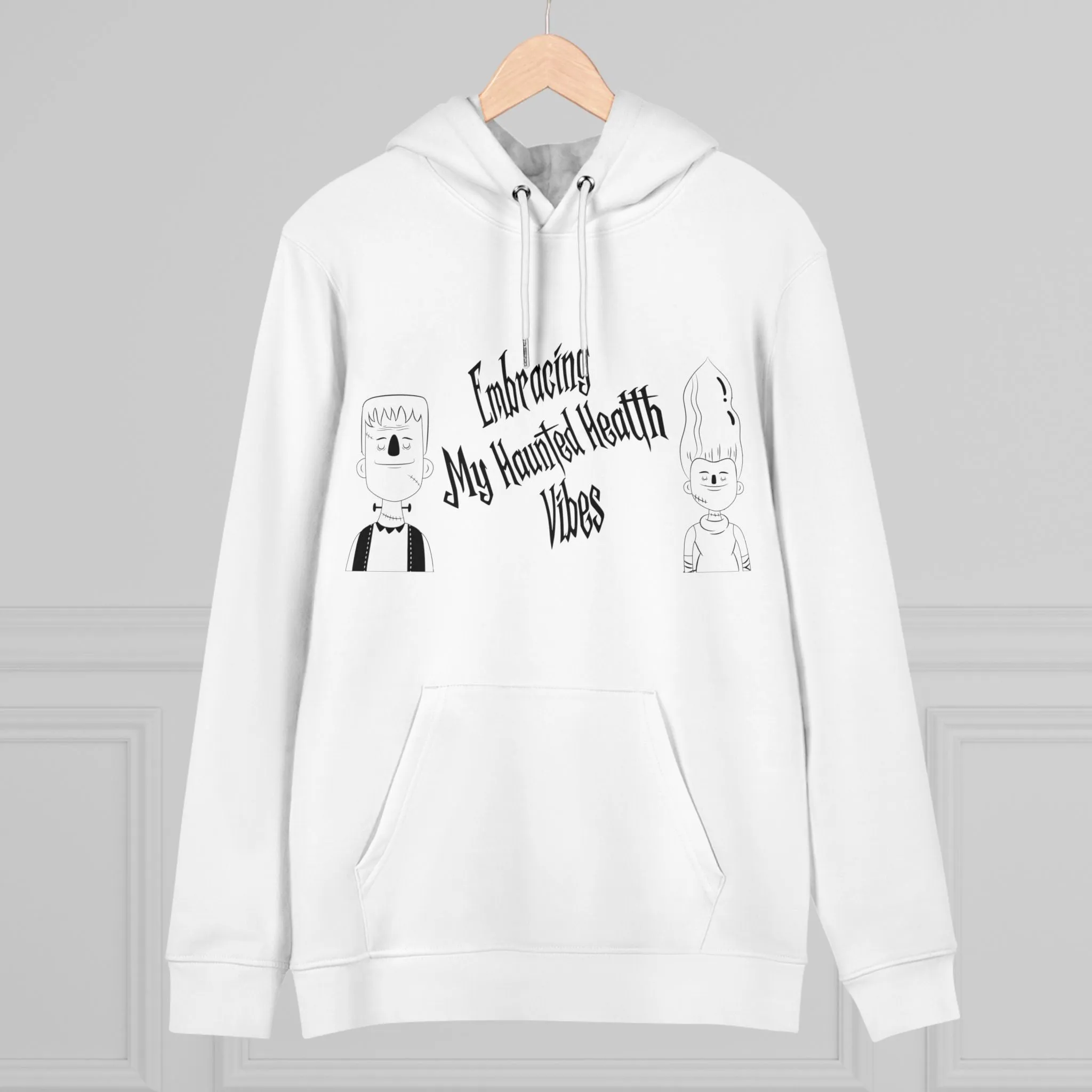 Embracing My Haunted Health Vibes in Pastel Aesthetic | Unisex Heavy Blend Organic Hoodie Sweatshirt