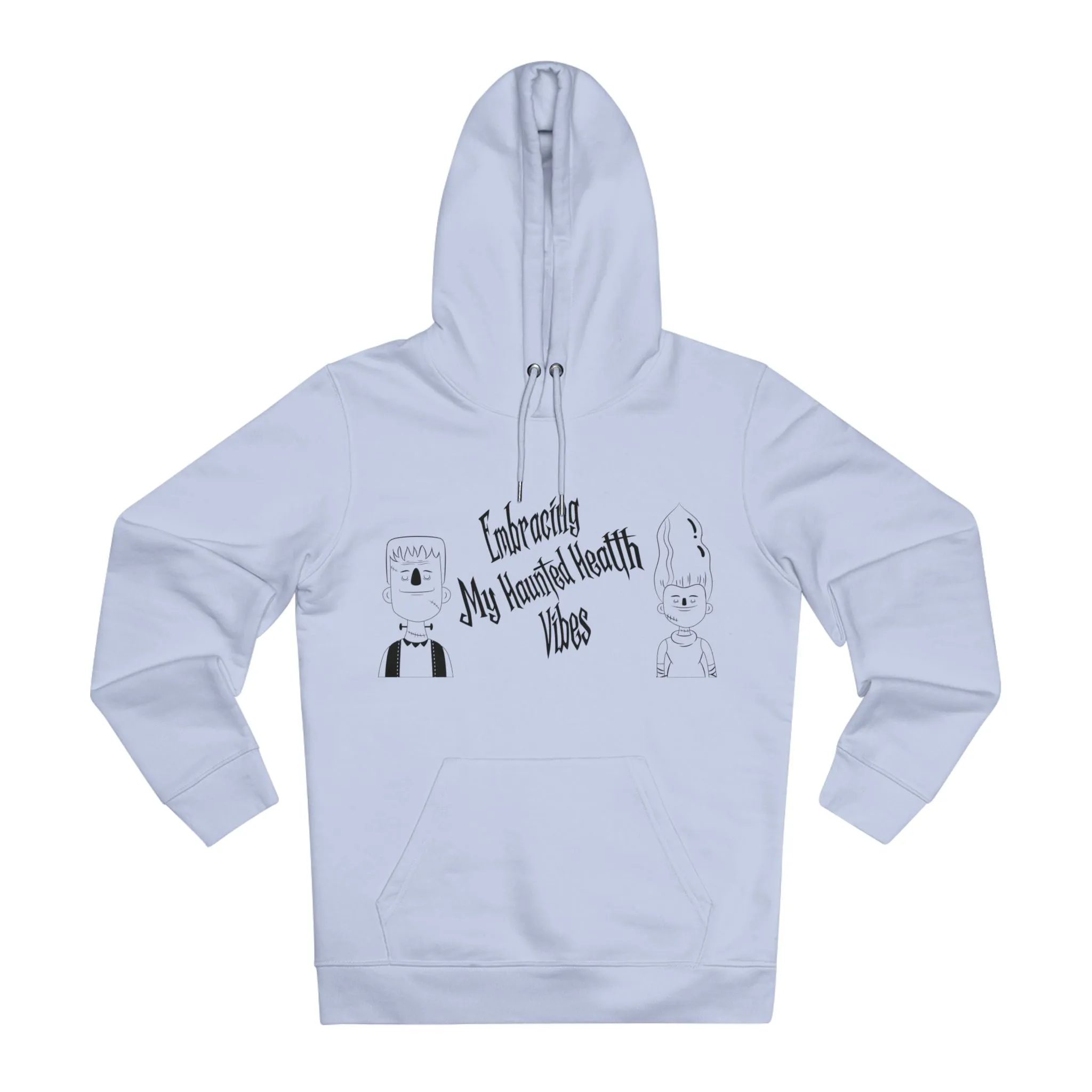 Embracing My Haunted Health Vibes in Pastel Aesthetic | Unisex Heavy Blend Organic Hoodie Sweatshirt