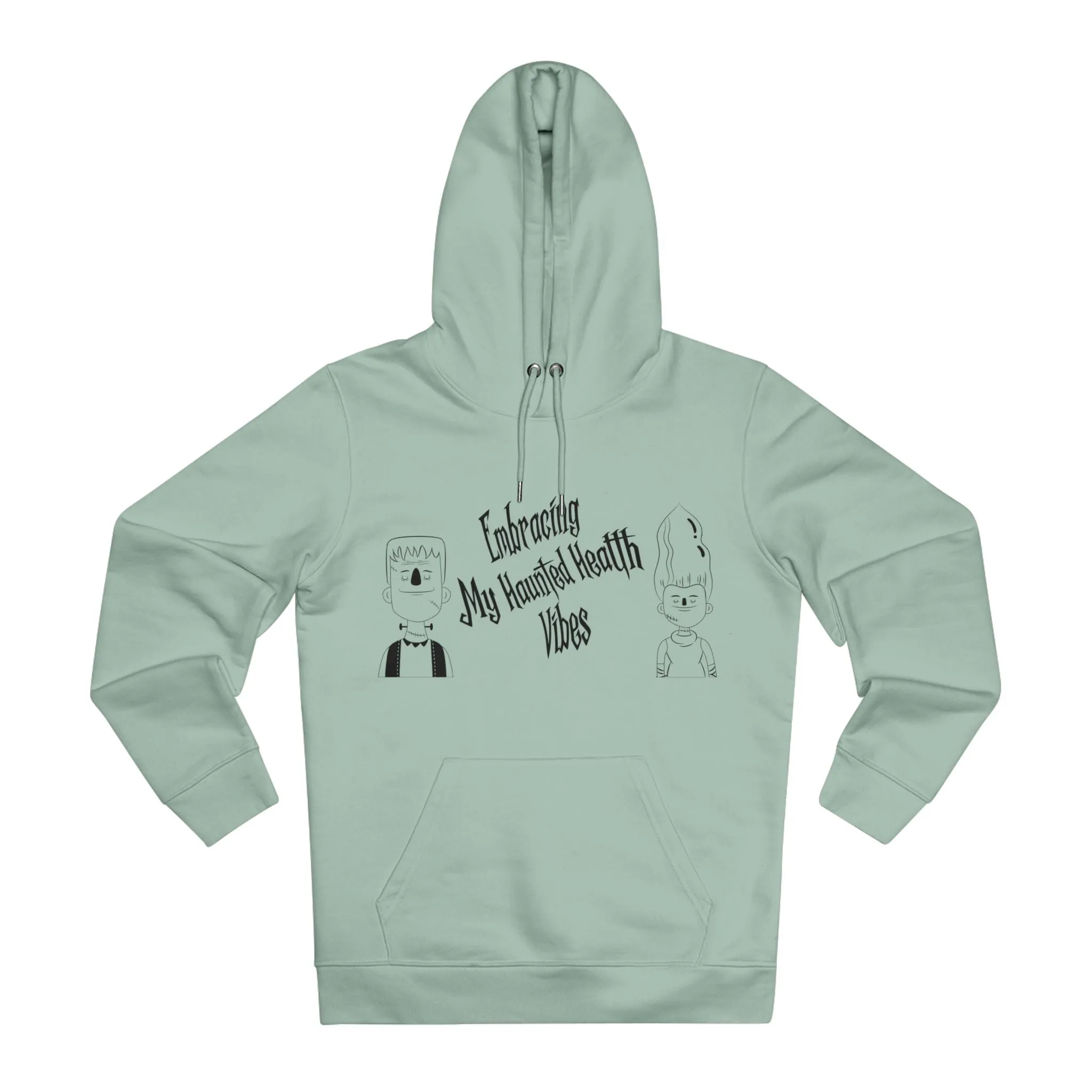 Embracing My Haunted Health Vibes in Pastel Aesthetic | Unisex Heavy Blend Organic Hoodie Sweatshirt