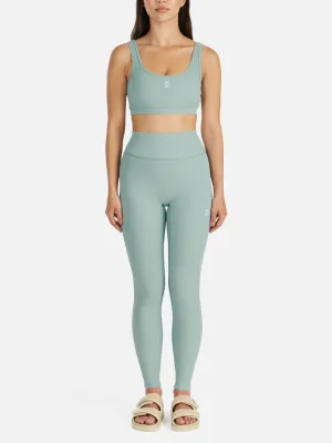 Ena Pelly Athleisure Rib Legging - Mist