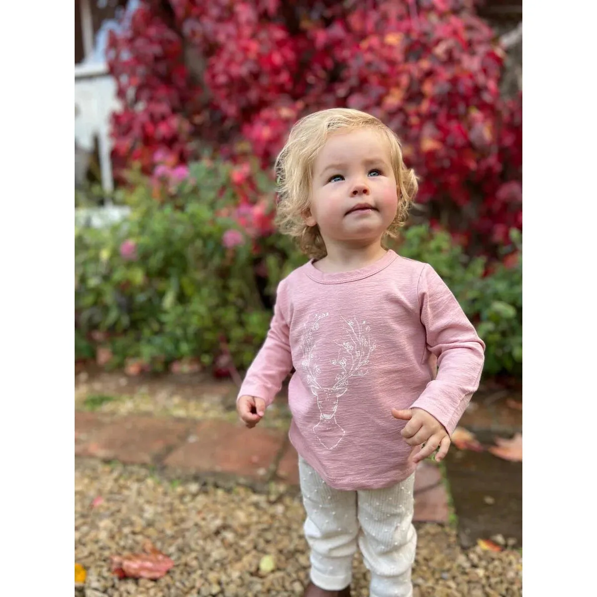 Ettie   H Bronnen T-shirt in Pink Deer