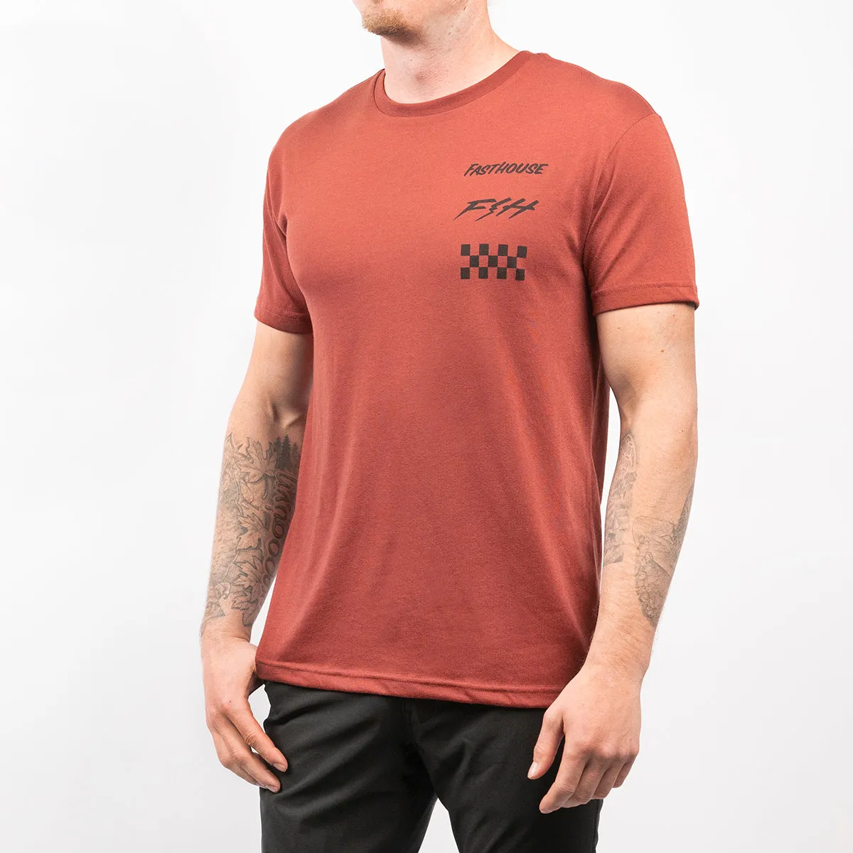 Evoke SS Tech Tee - Rust