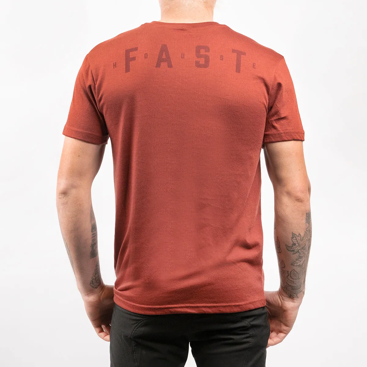 Evoke SS Tech Tee - Rust