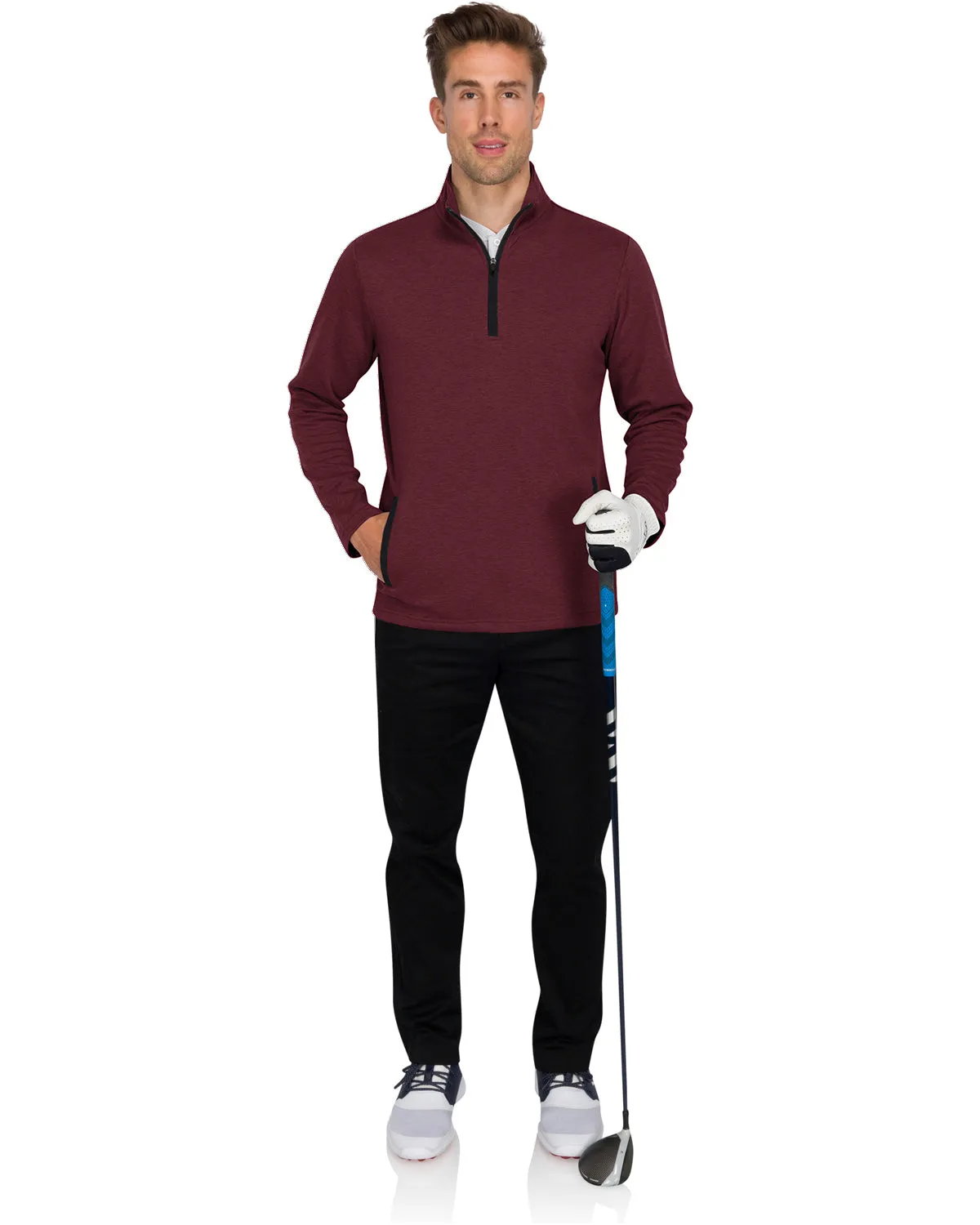 Extreme Deals - Half Zip Golf Pullover with Pockets