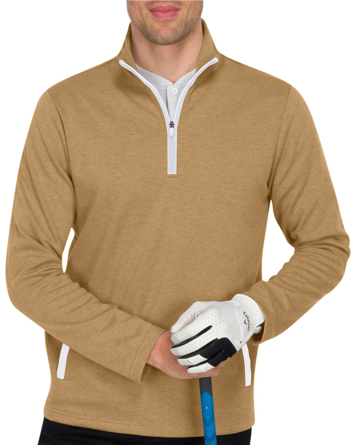 Extreme Deals - Half Zip Golf Pullover with Pockets