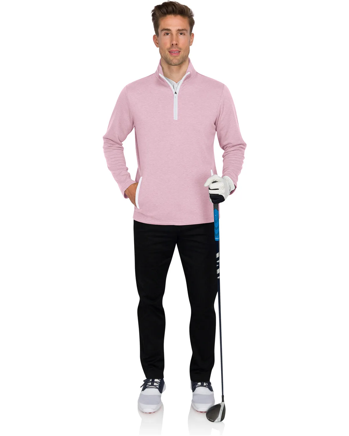 Extreme Deals - Half Zip Golf Pullover with Pockets