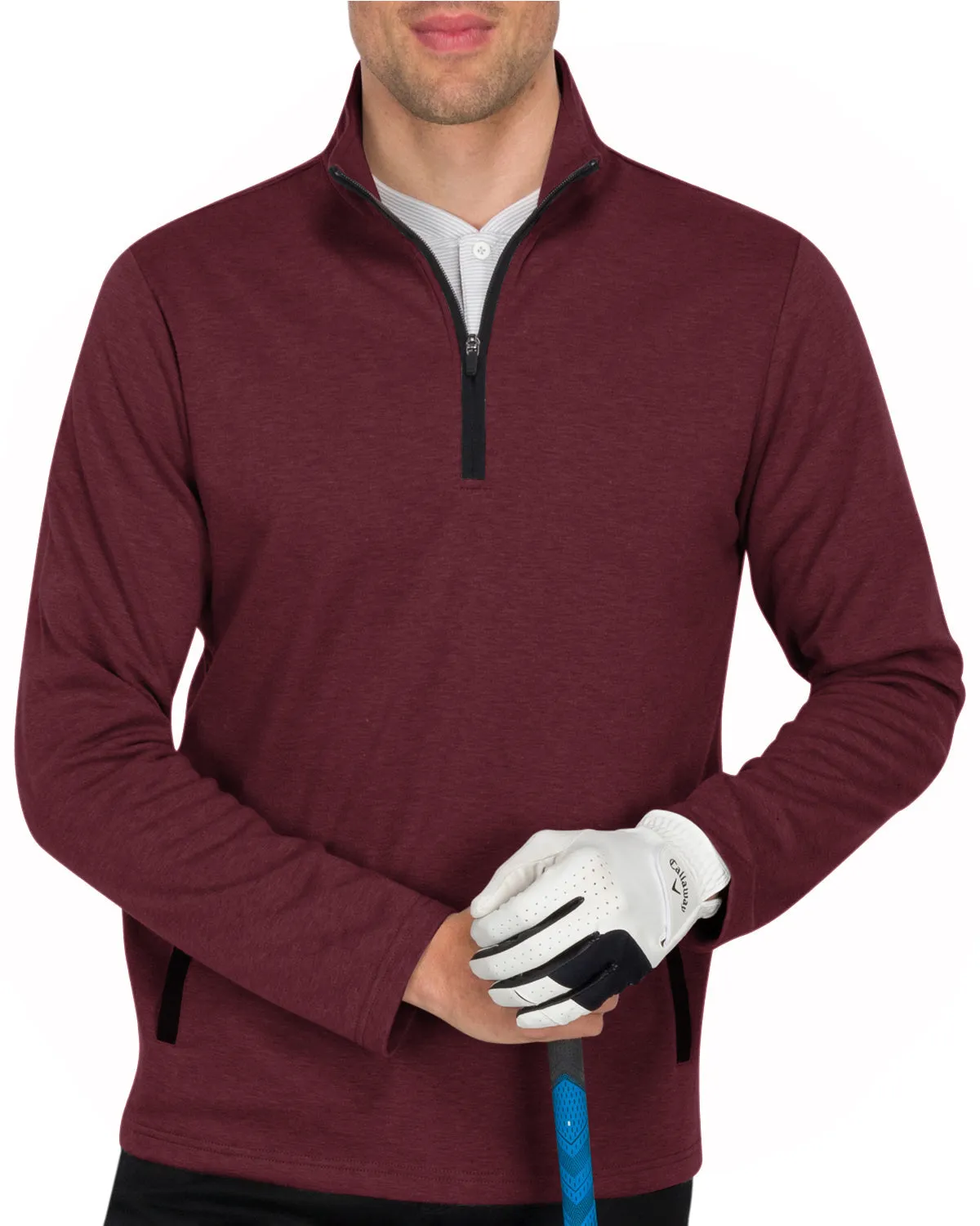 Extreme Deals - Half Zip Golf Pullover with Pockets