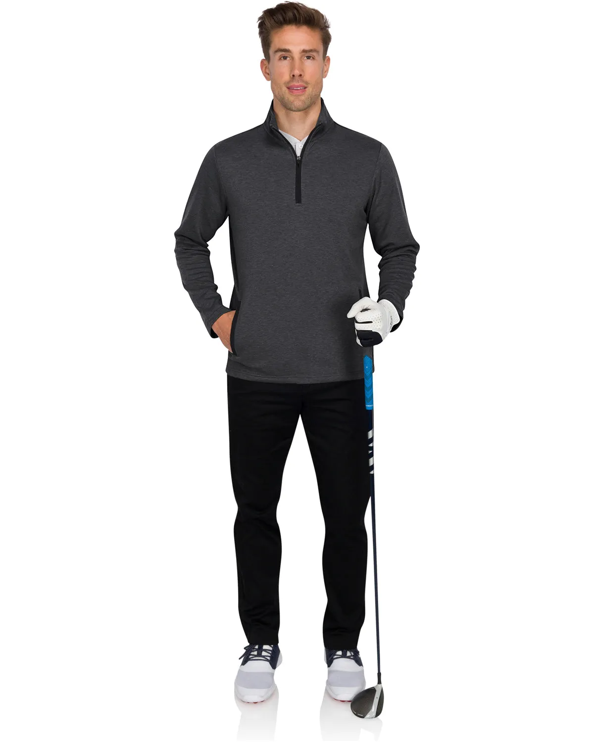 Extreme Deals - Half Zip Golf Pullover with Pockets