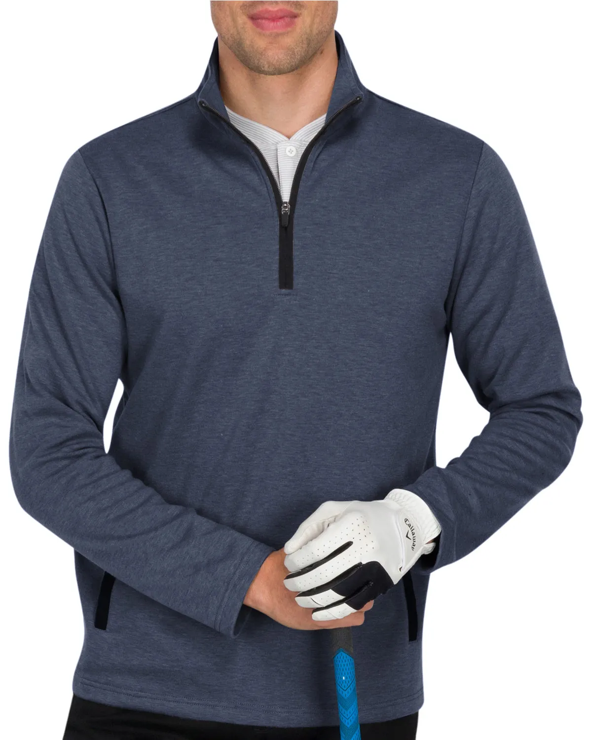 Extreme Deals - Half Zip Golf Pullover with Pockets