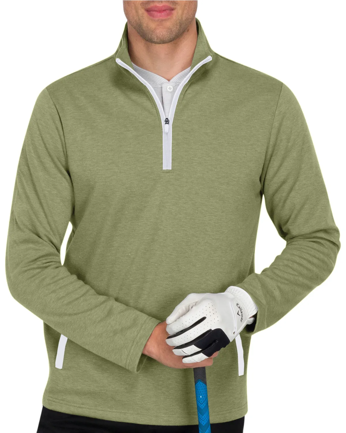 Extreme Deals - Half Zip Golf Pullover with Pockets