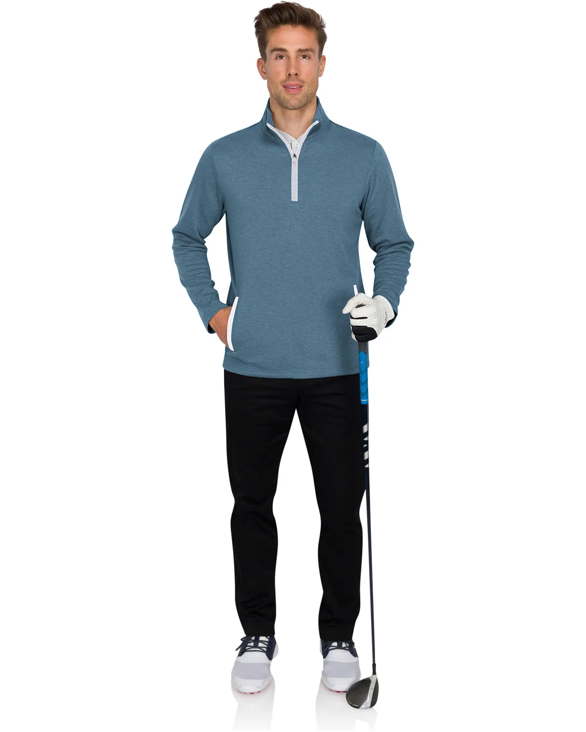Extreme Deals - Half Zip Golf Pullover with Pockets