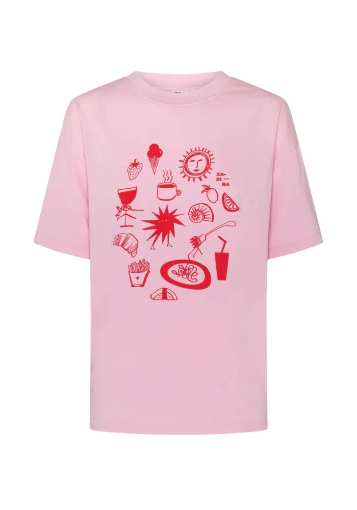 Favourite Things Tee - Pink