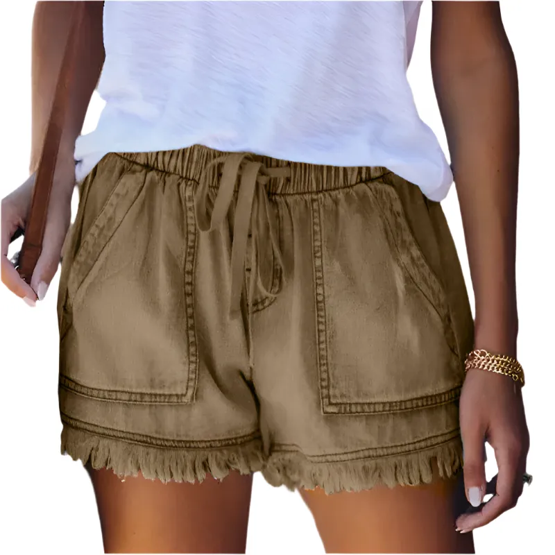 Faye | High-Waist Denim Shorts