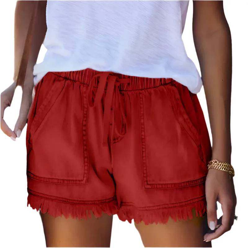 Faye | High-Waist Denim Shorts