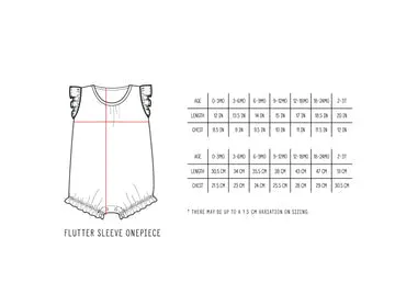 FLUTTER SLEEVE ONEPIECE - SUN KISSED