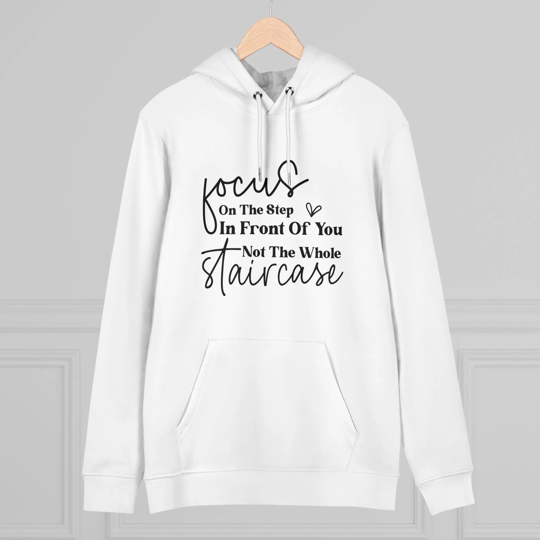 Focus On the Step in Front of You in Pastel Aesthetic | Unisex Heavy Blend Organic Hoodie Sweatshirt
