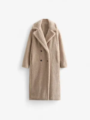 Foxes | Women’s Warm Plush Long Winter Coat
