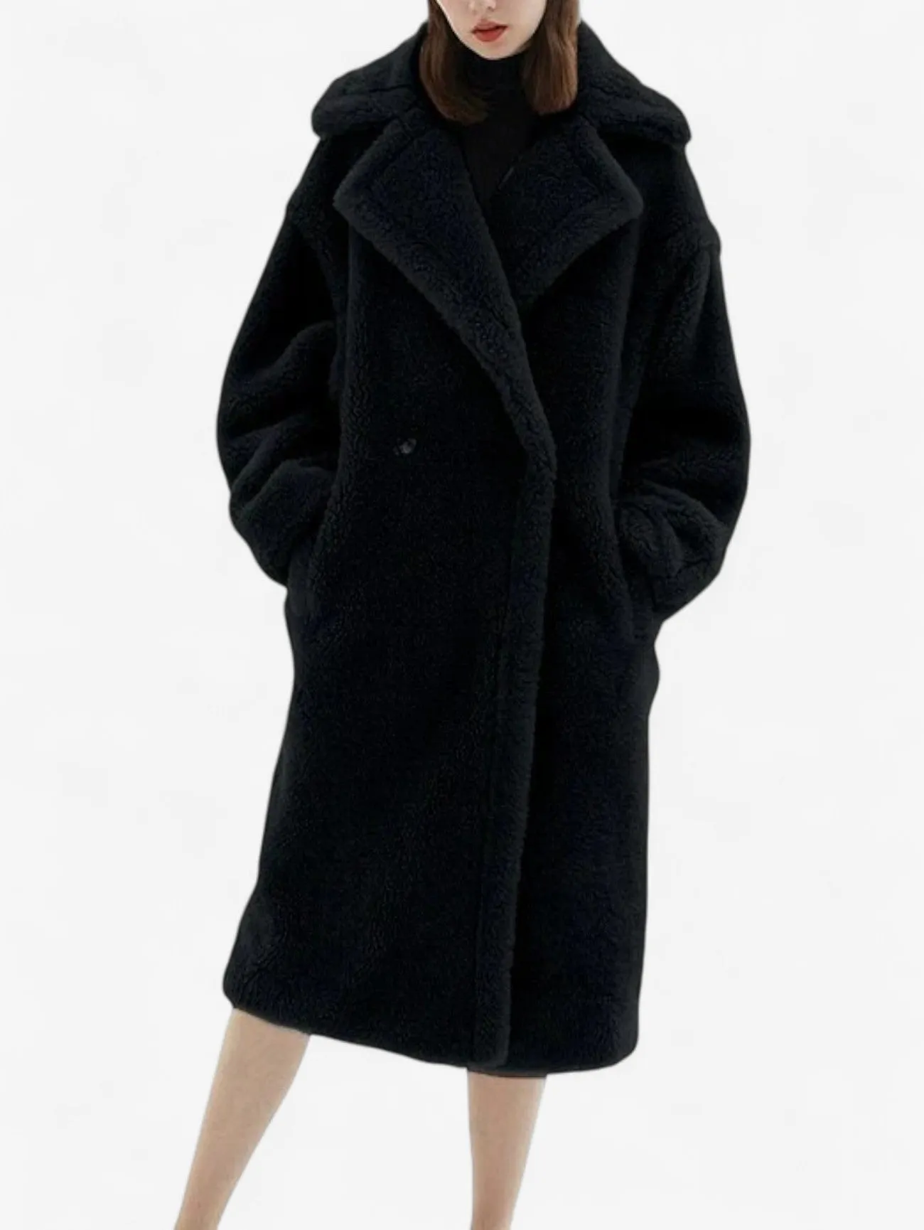 Foxes | Women’s Warm Plush Long Winter Coat