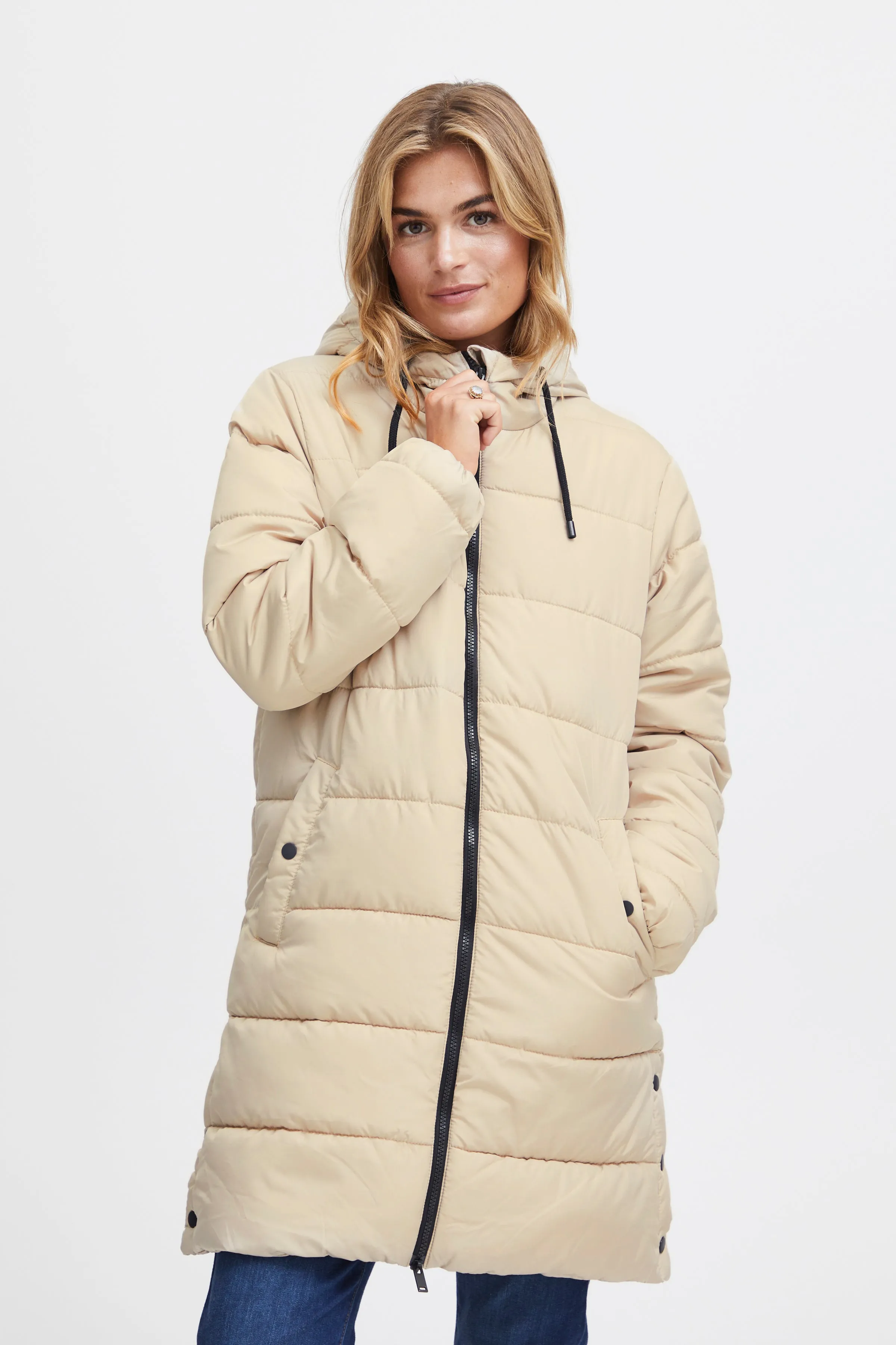Fransa Mabelle Longer Length Coat - FRMABELLE COAT