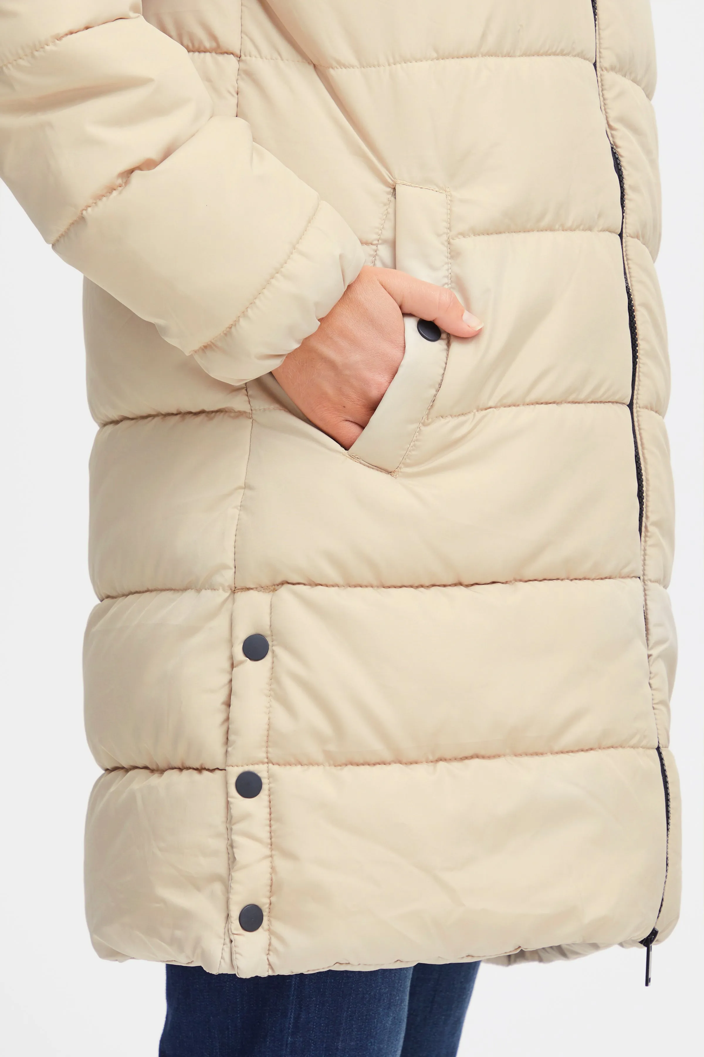Fransa Mabelle Longer Length Coat - FRMABELLE COAT