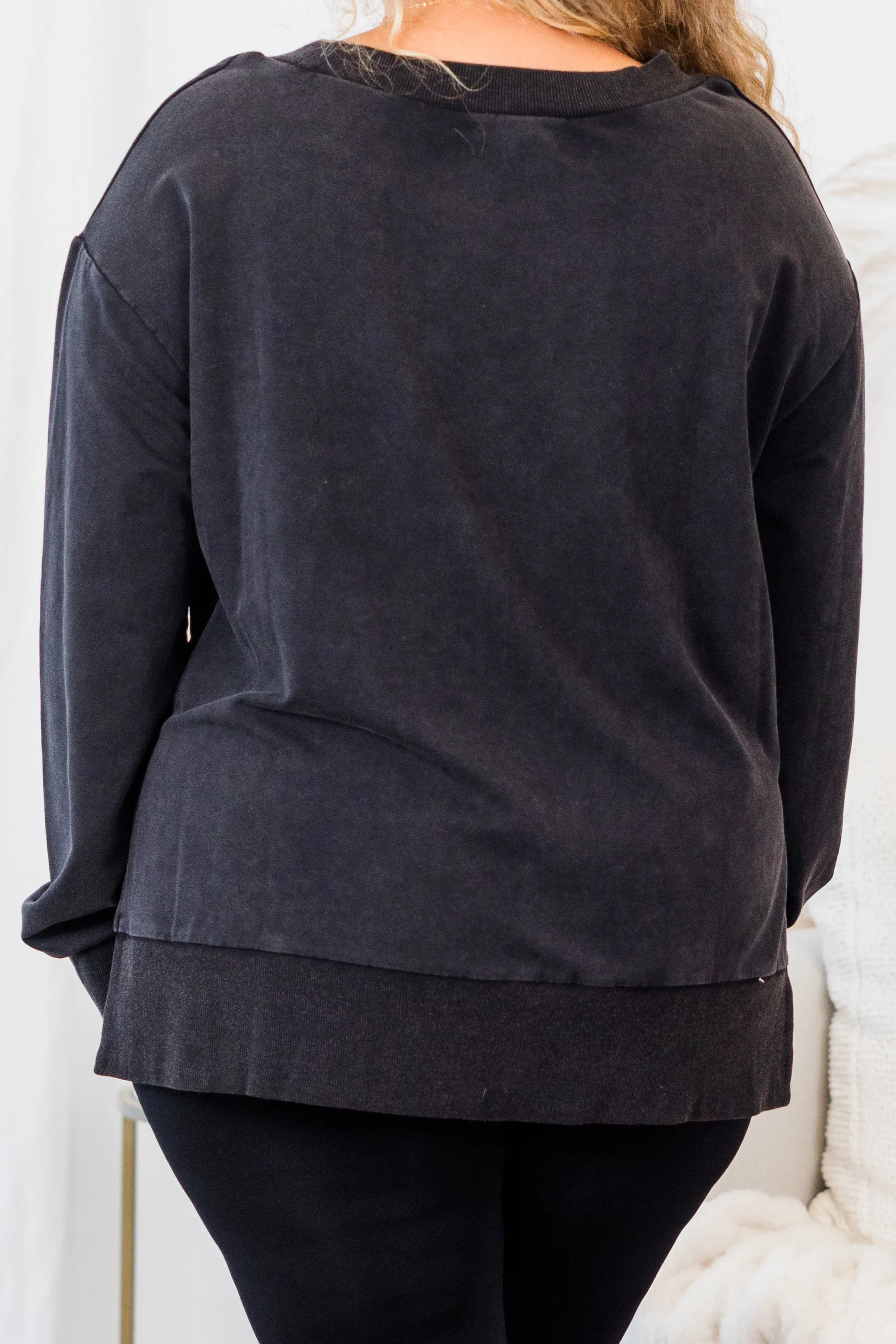 From The Outside Pullover, Black
