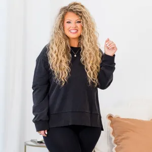 From The Outside Pullover, Black