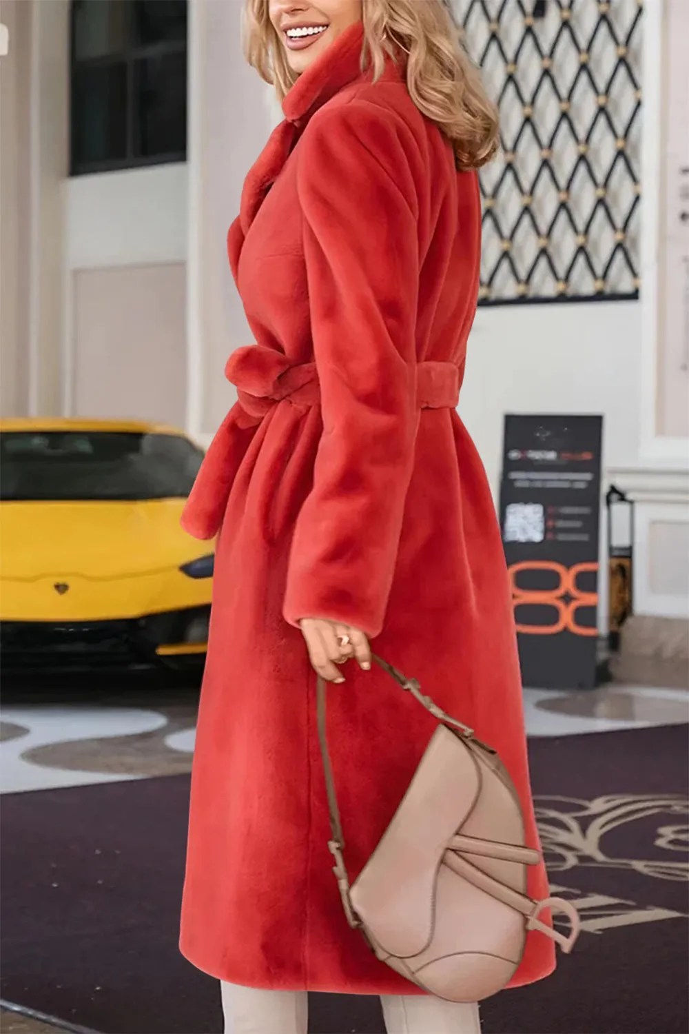 Full Size Fuzzy Coat
