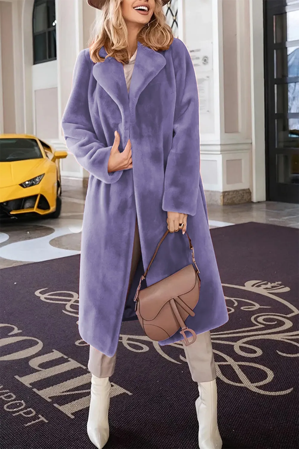 Full Size Fuzzy Coat